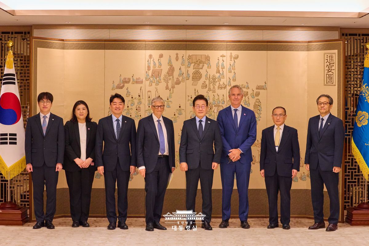 빌 게이츠 게이츠재단 이사장 접견 사진