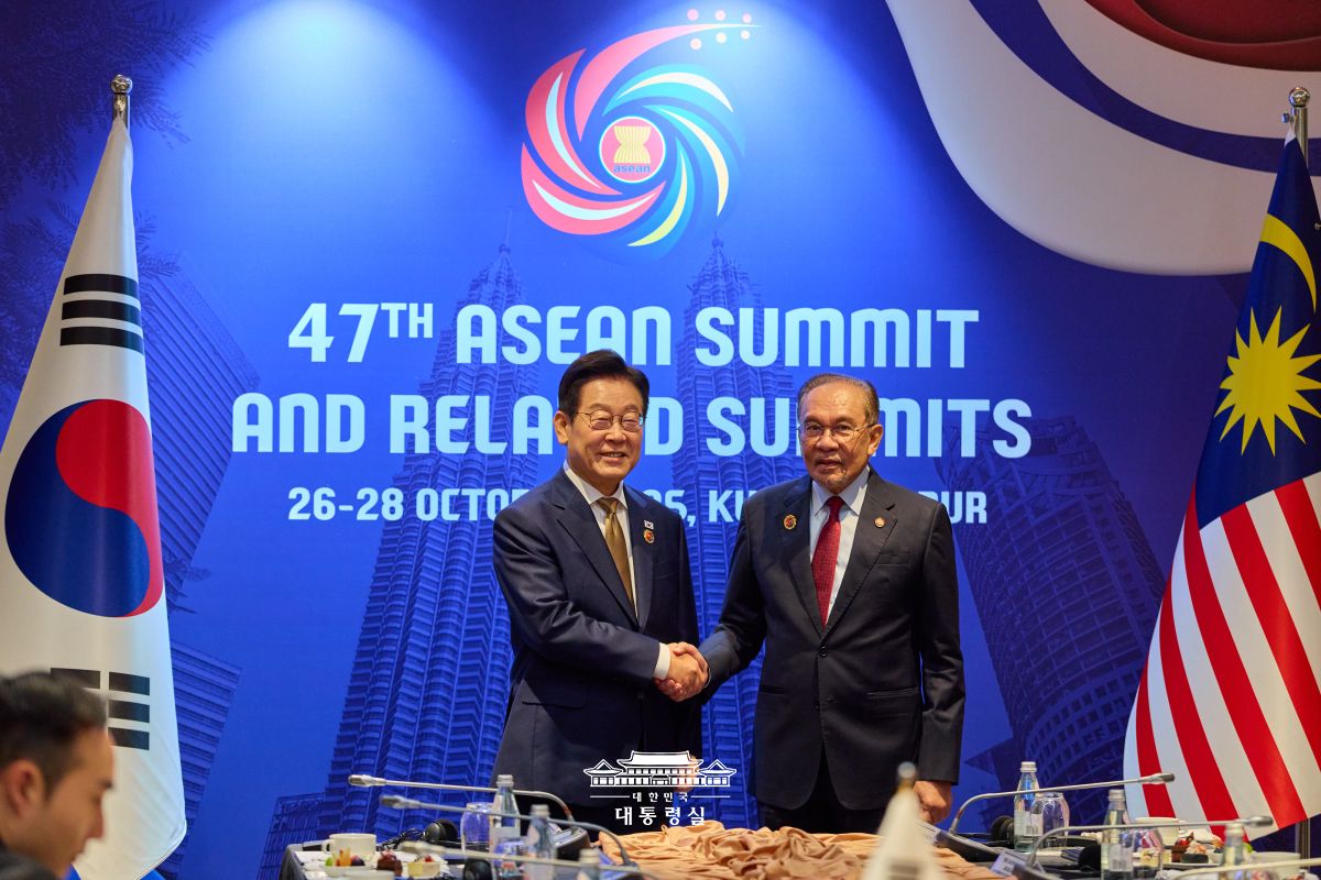 한국·말레이시아 정상회담 사진